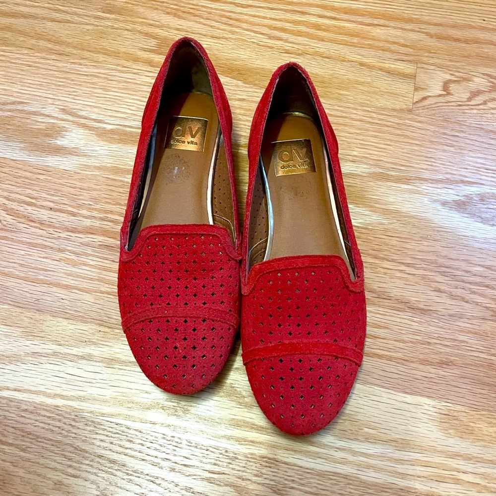 Dolce Vita Rust Suede Loafers